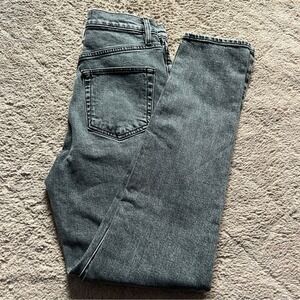 NWOT SLVRLAKE Beatnik High Rise Slim Leg Jeans Preppy Minimalist Capsule Size 26